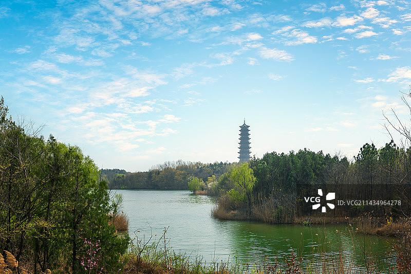 江苏宿迁三台山森林公园-梨兰会图片素材