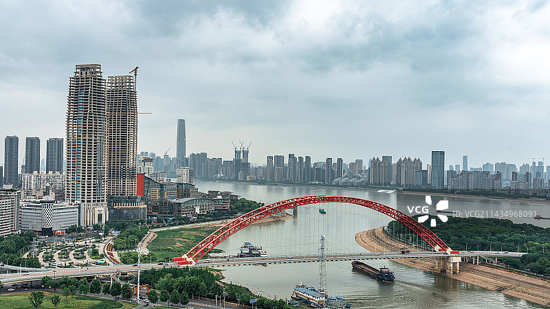 武汉晴川桥图片素材