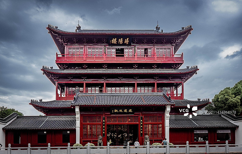 九江浔阳楼图片素材