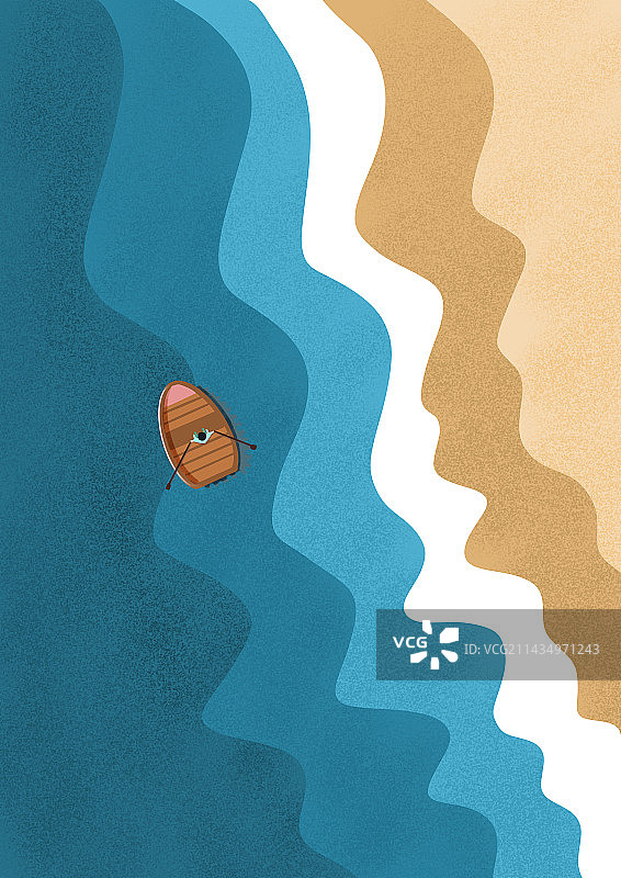 孤独的船图片素材