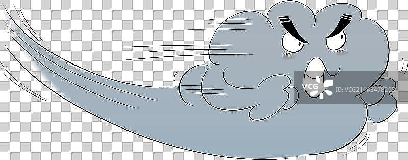 奔跑的乌云元素图片素材