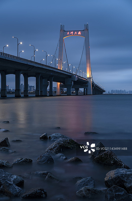 烟台夹河大桥图片素材