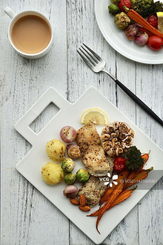 早餐 | 烤蔬菜图片素材