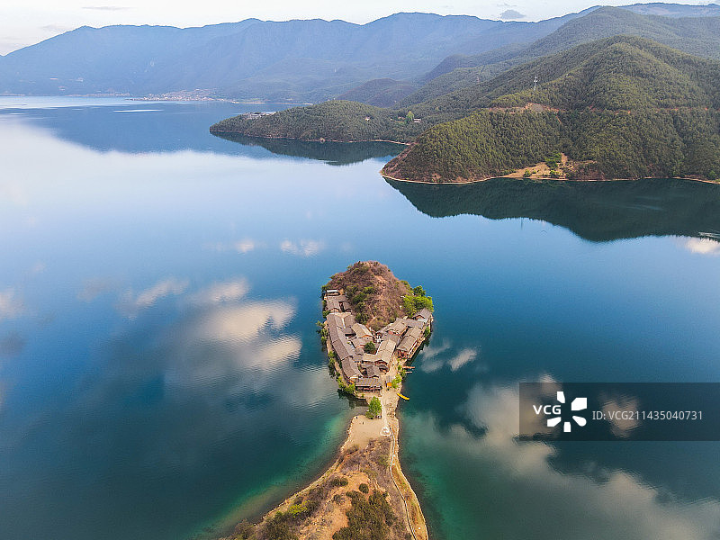 云南·泸沽湖·里格半岛图片素材