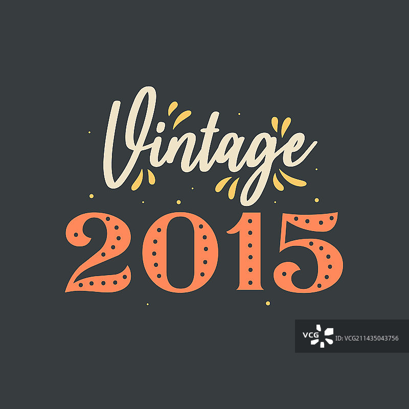 2015复古生日图片素材