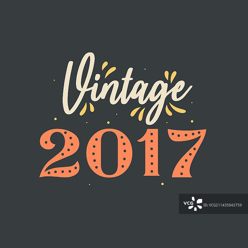 2017年复古生日图片素材