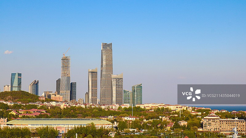 城市天际线风光图片素材