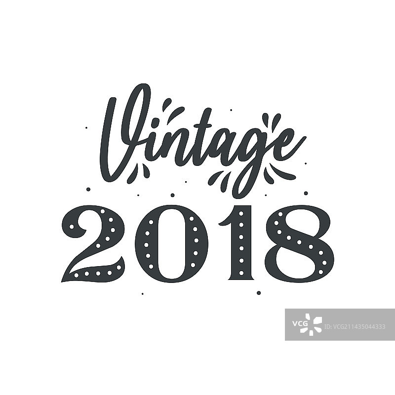 2018年复古生日图片素材