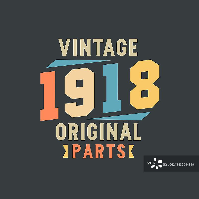 1918年复古零件图片素材