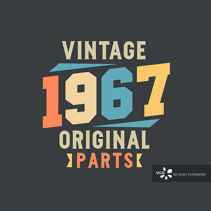 1967年原装零件复古图片素材