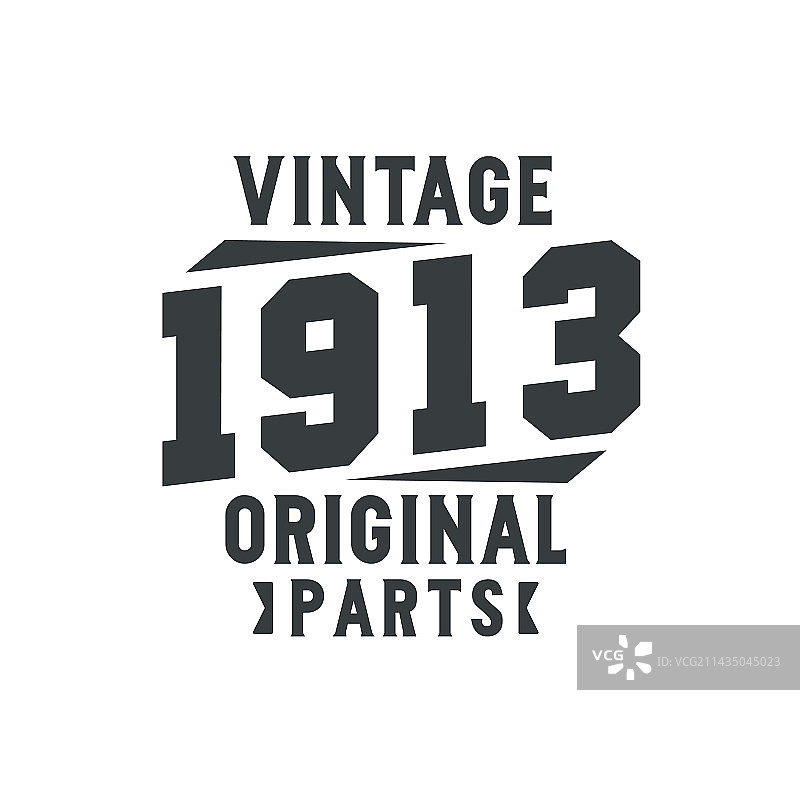 1913年复古生日图片素材