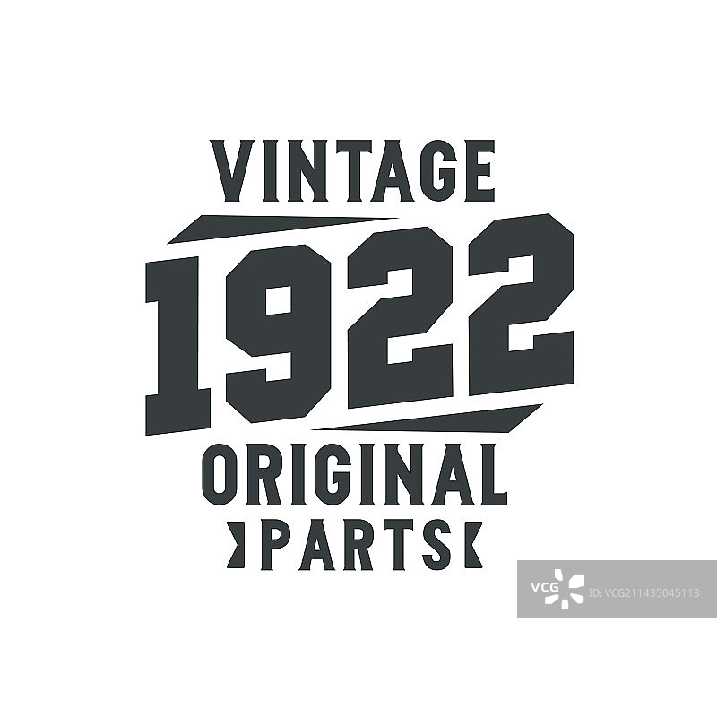 1922年复古生日图片素材