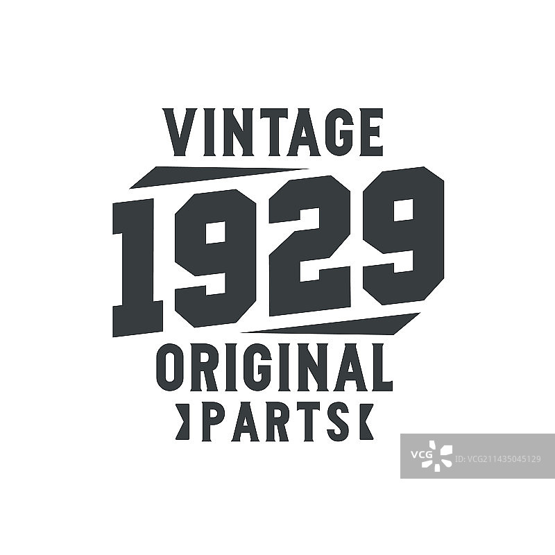 1929年复古生日图片素材