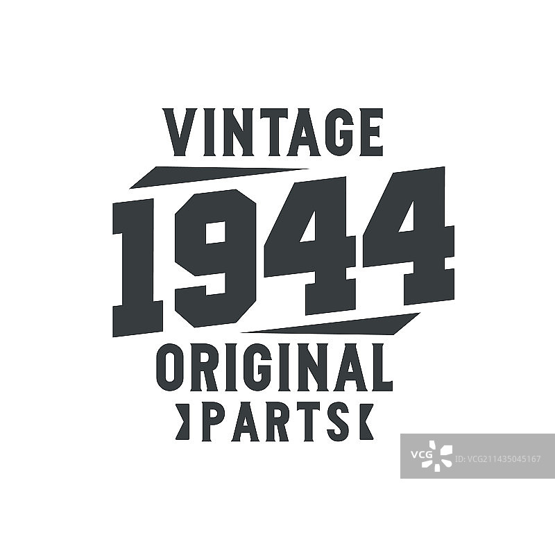 1944年出生复古生日设计图片素材