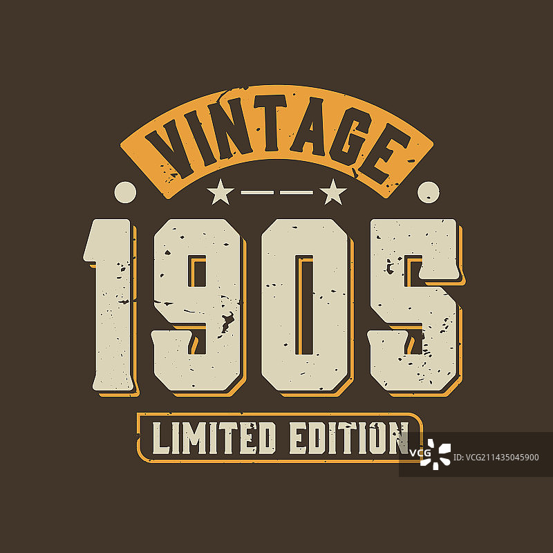 1905年复古限量版图片素材