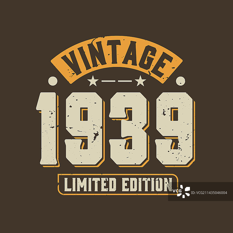 1939年复古限量版图片素材