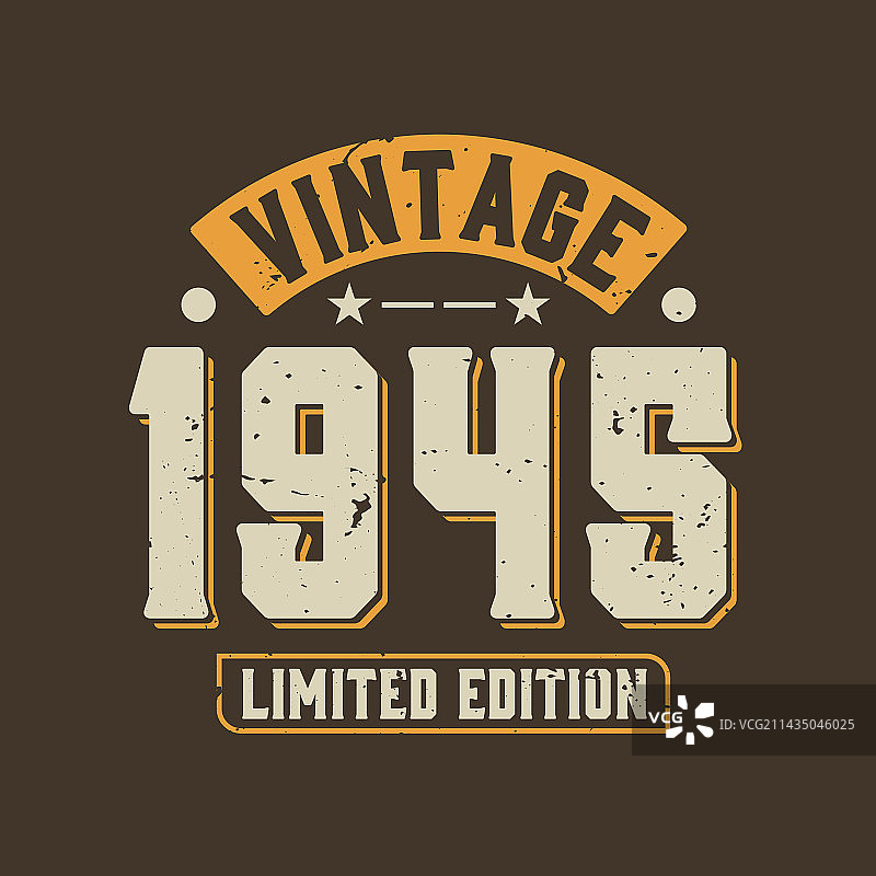 1945年复古限量版图片素材