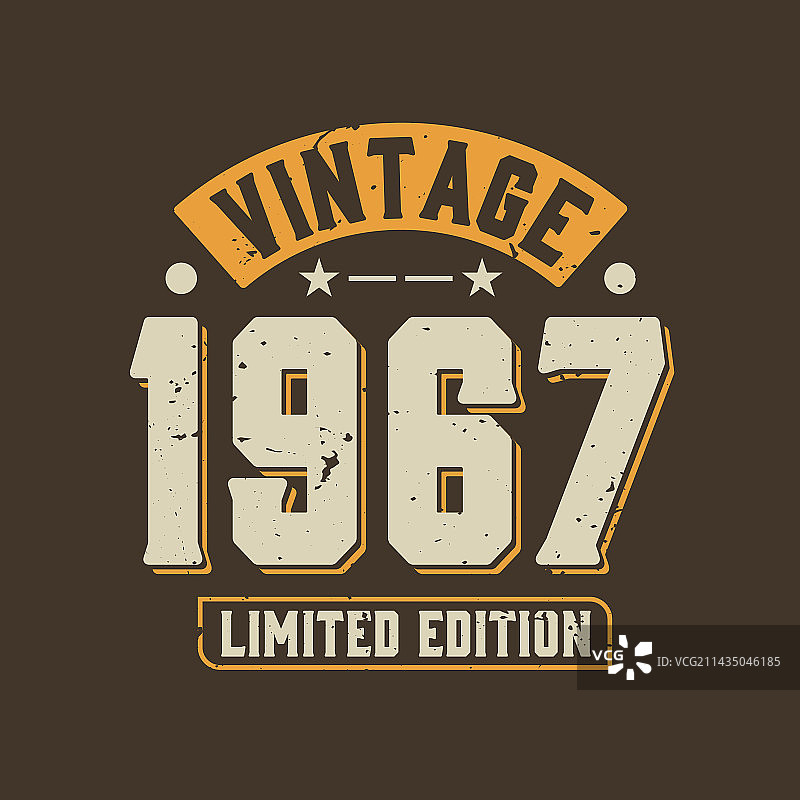 1967年复古限量版图片素材
