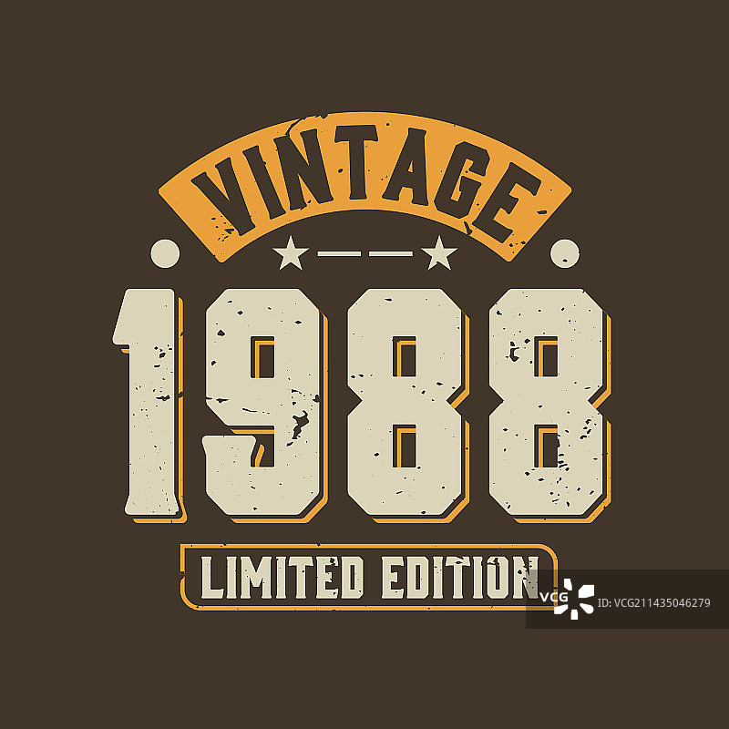 1988年复古限量版设计图片素材