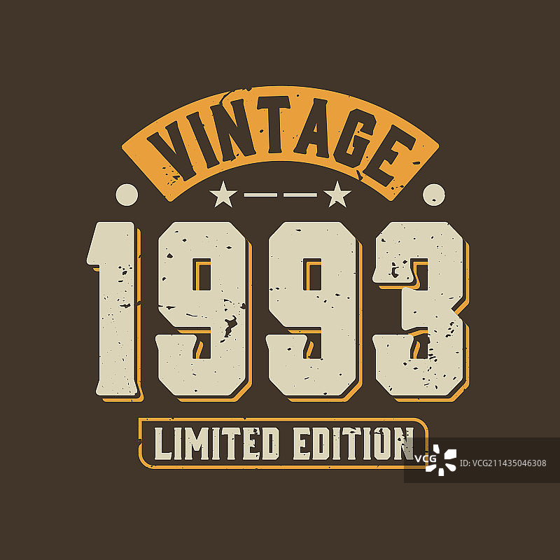 1993年复古限量版图片素材
