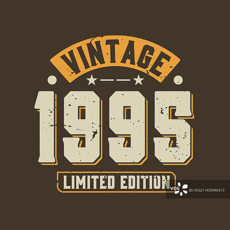 1995年复古限量版图片素材