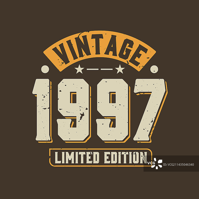1997年复古限量版图片素材