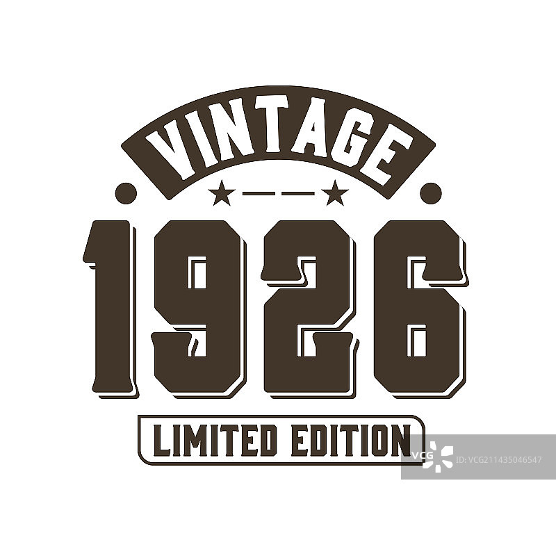 1926年复古生日纪念图片素材