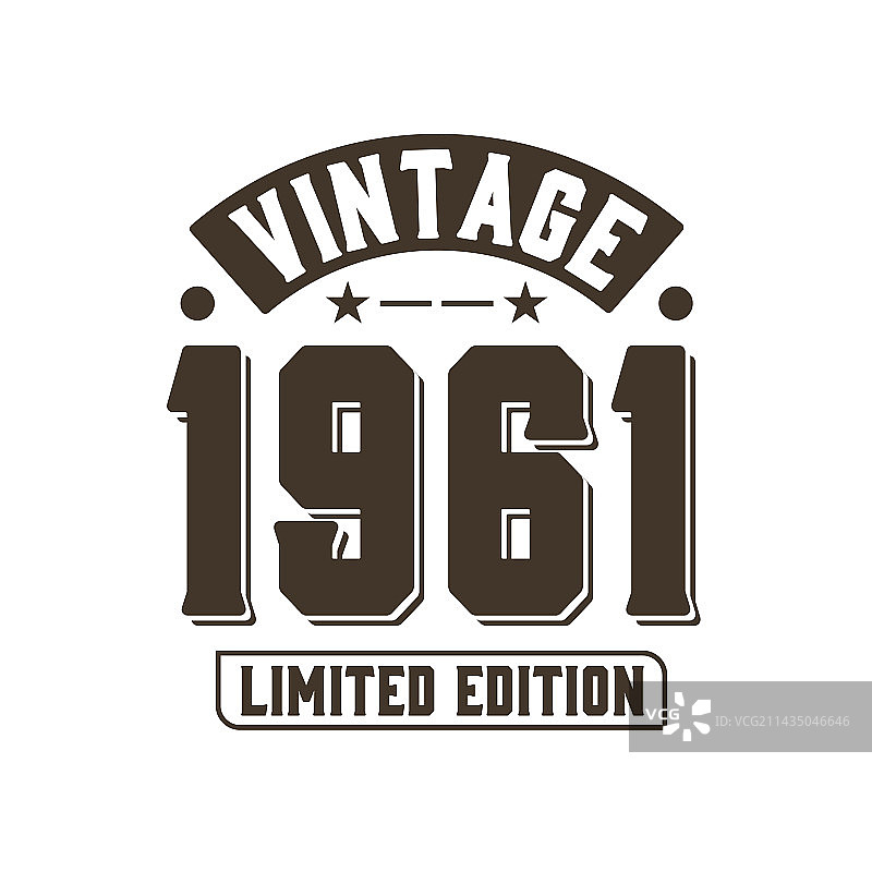 1961年复古生日纪念图片素材