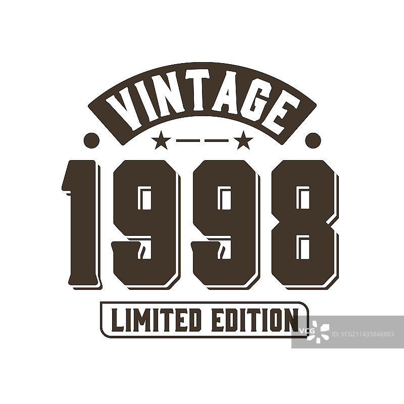 1998年复古生日图片素材