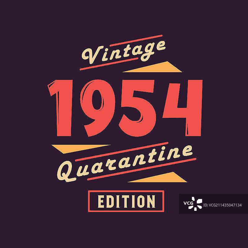 1954年复古纪念版图片素材