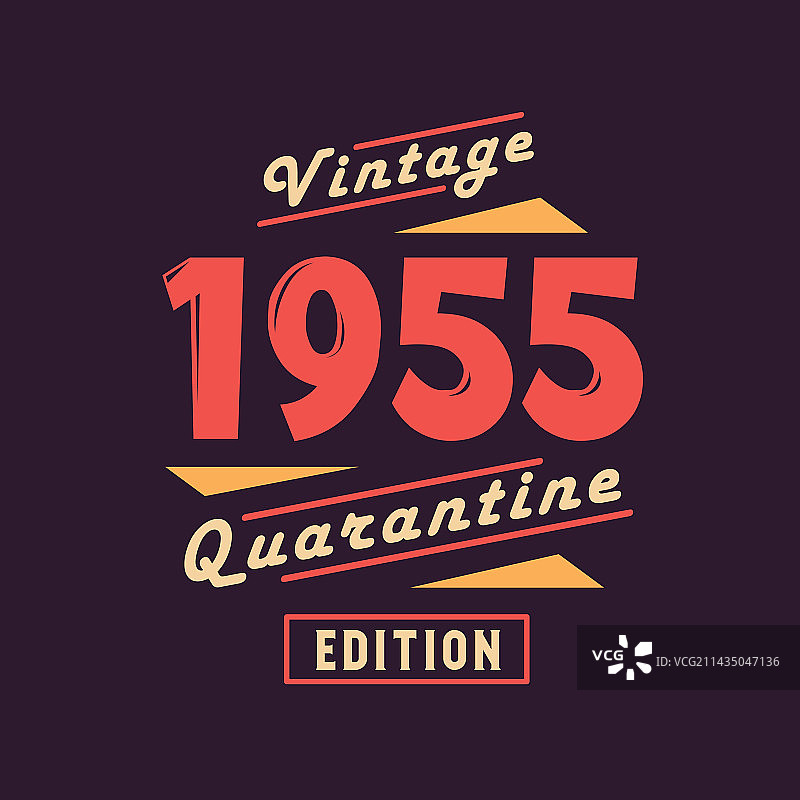 1955年复古隔离版图片素材