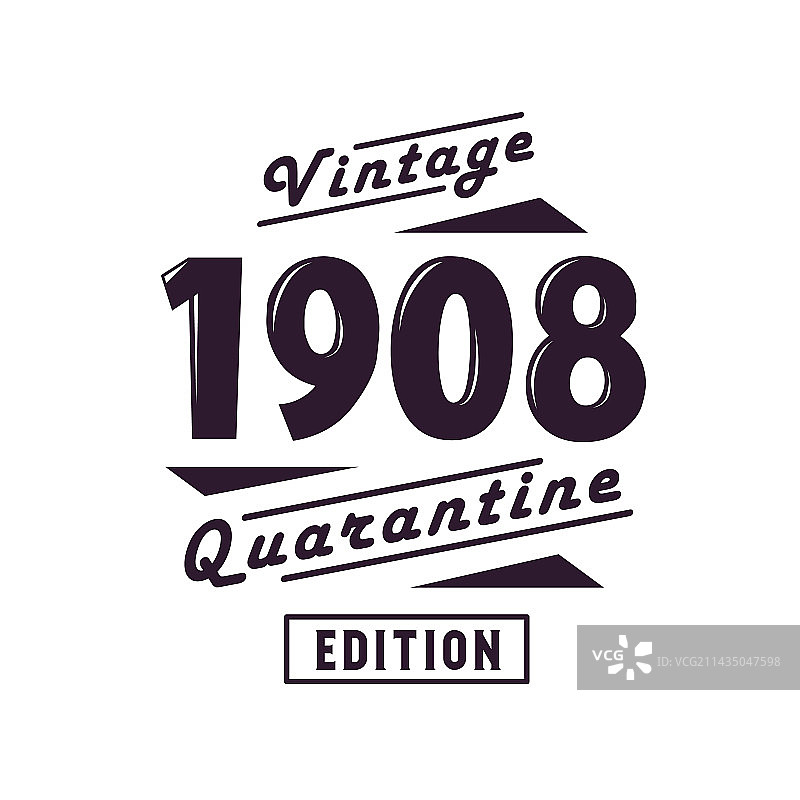 1908年复古生日图片素材