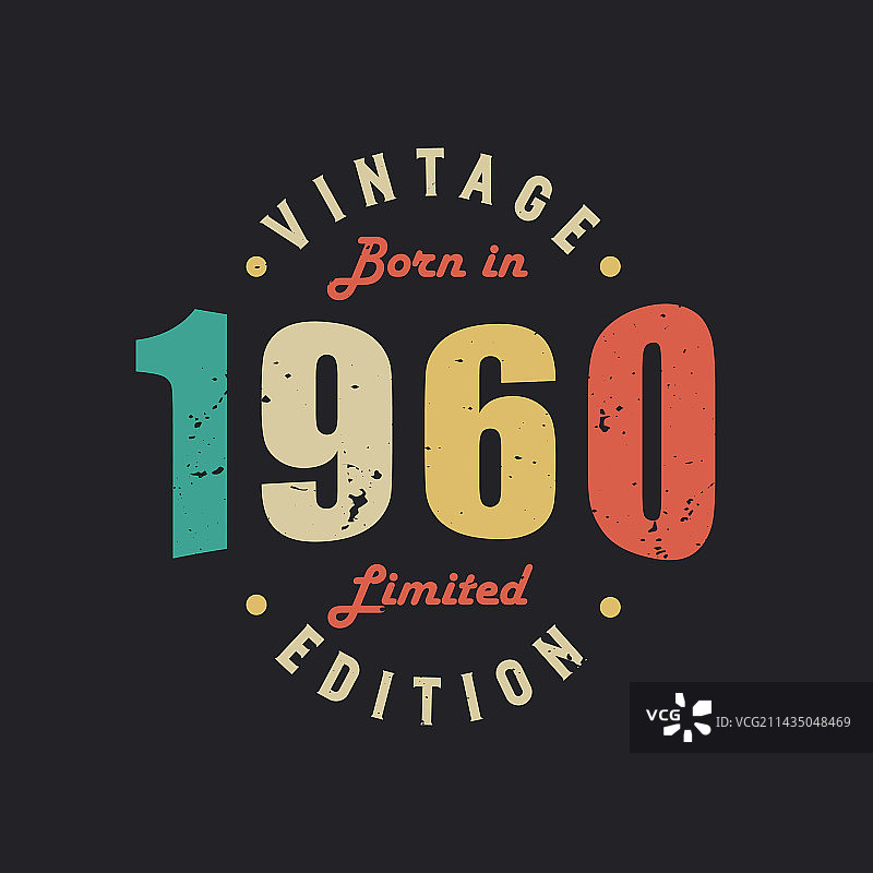 1960年复古限量版图片素材