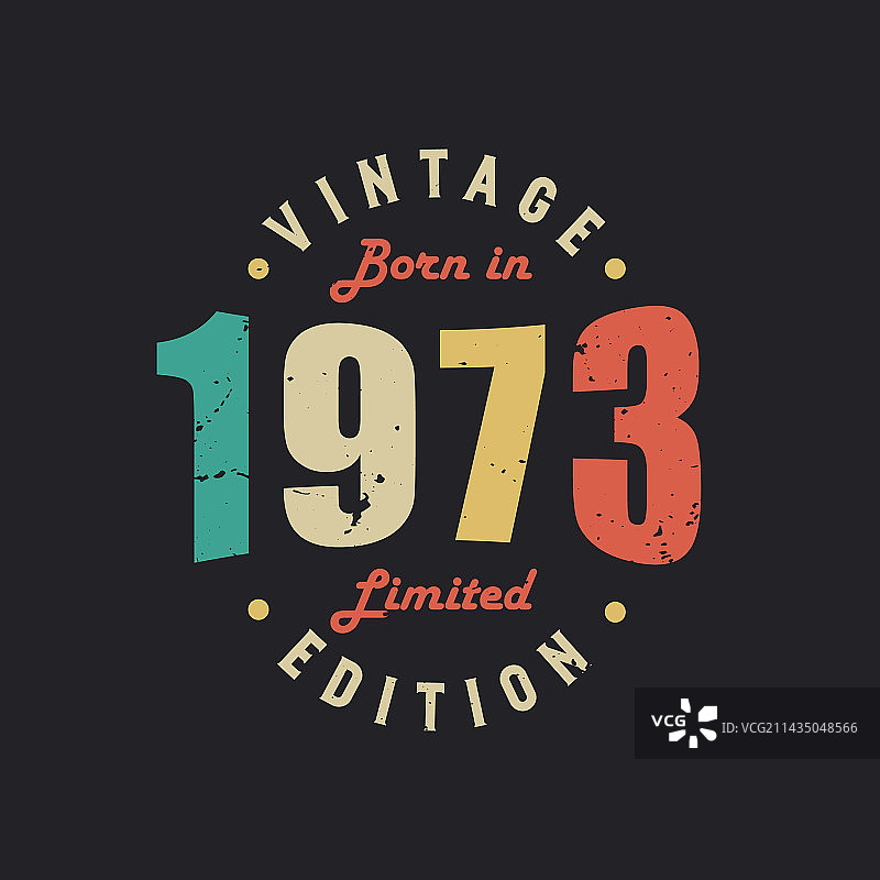 1973年复古限量版图片素材