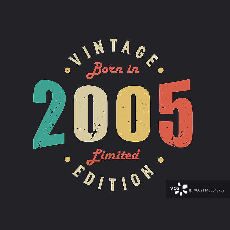 2005年复古限量版图片素材