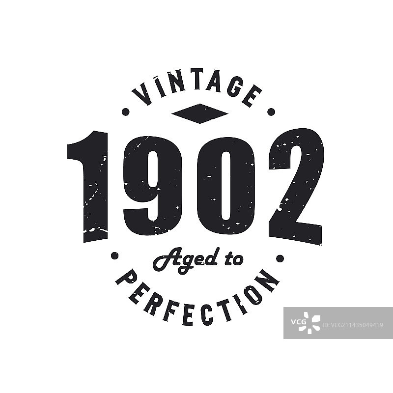 1902年复古生日图片素材