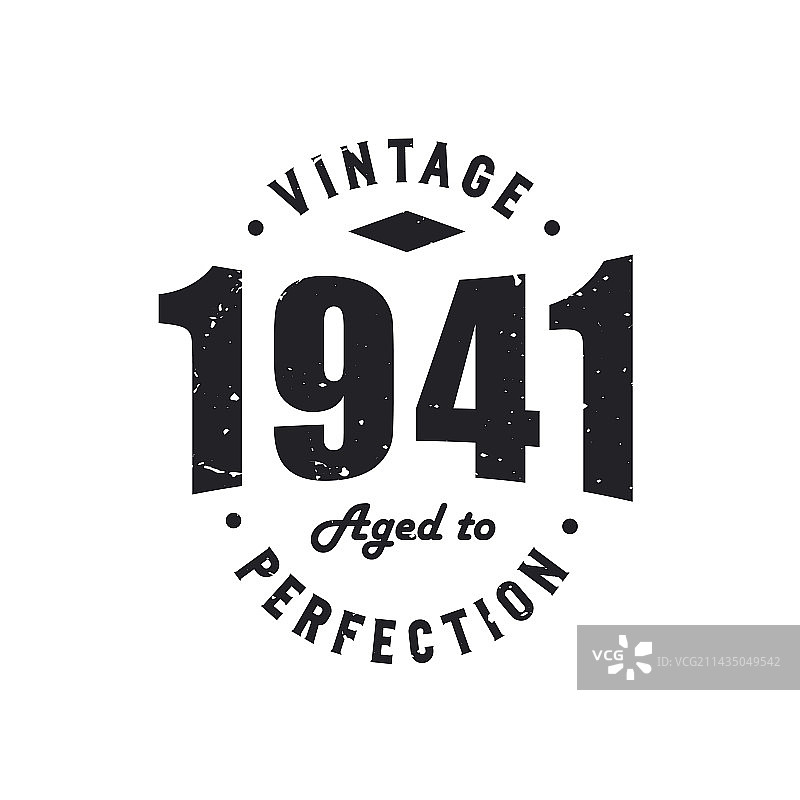 1941年复古生日纪念图片素材