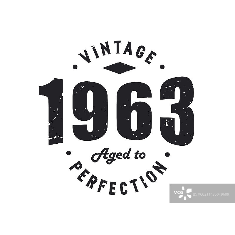 1963年复古生日纪念图片素材