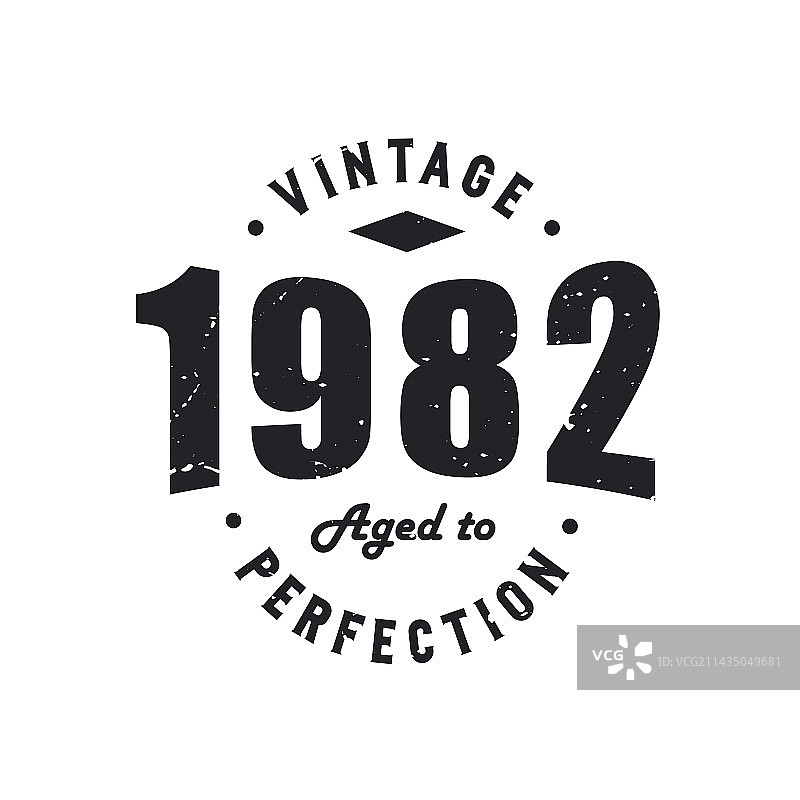 1982年出生复古生日图片素材