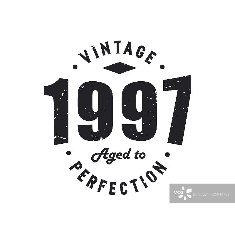 1997年复古生日图片素材