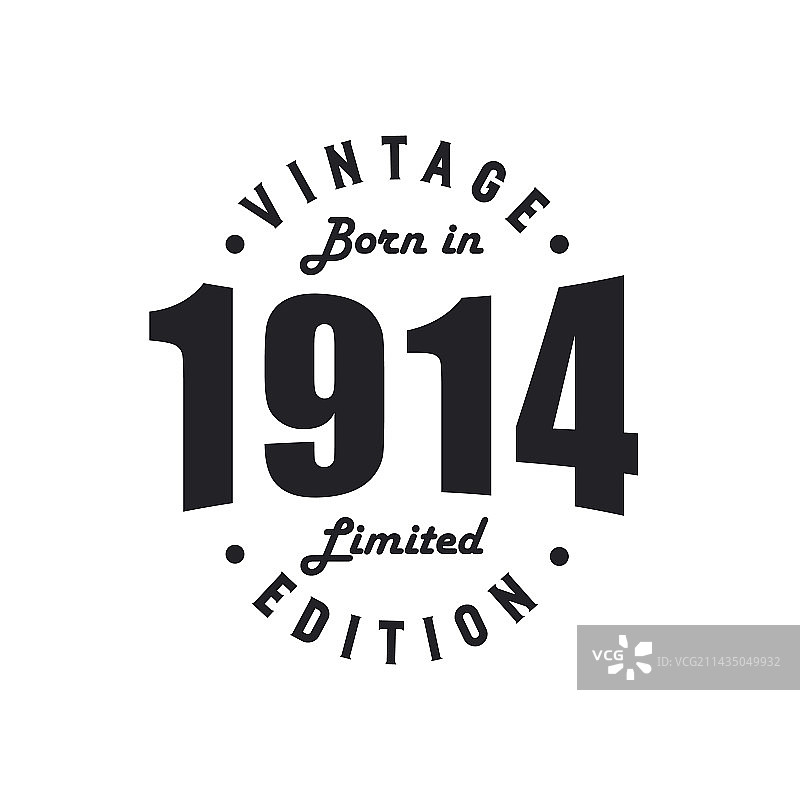 1914年复古生日庆典图片素材