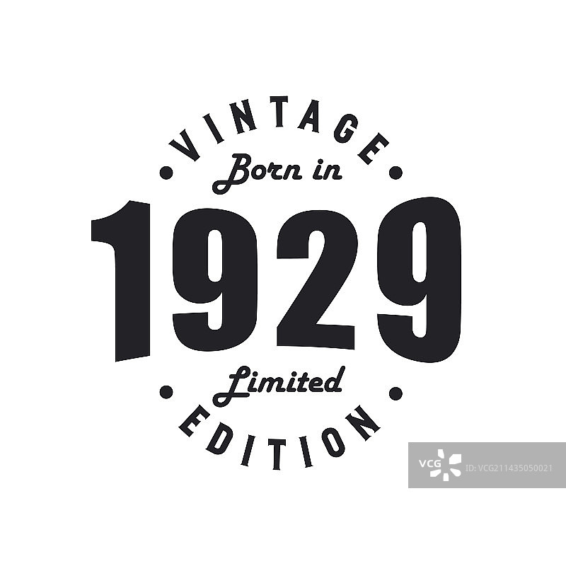 1929年出生复古生日庆祝图片素材