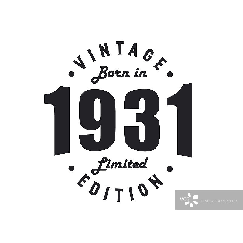 1931年出生复古生日庆祝图片素材