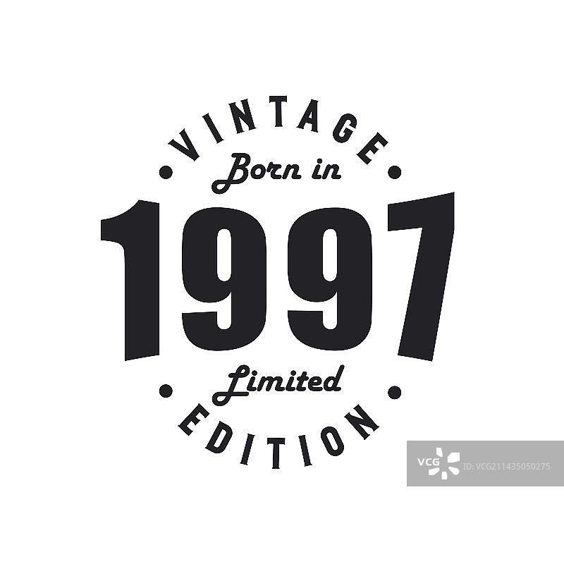 1997年复古生日庆祝图片素材