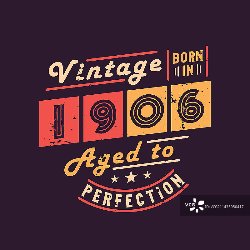 1906年出生，复古臻品图片素材