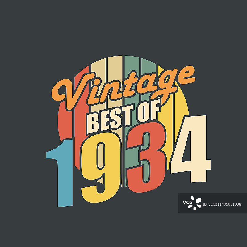 1935年最佳复古生日纪念图片素材