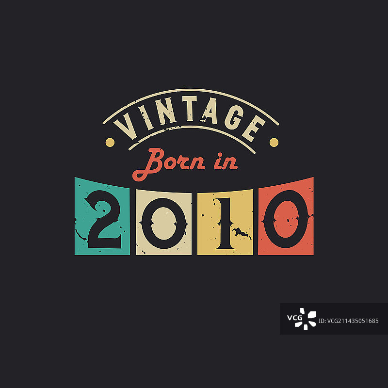 2010年复古生日纪念图片素材