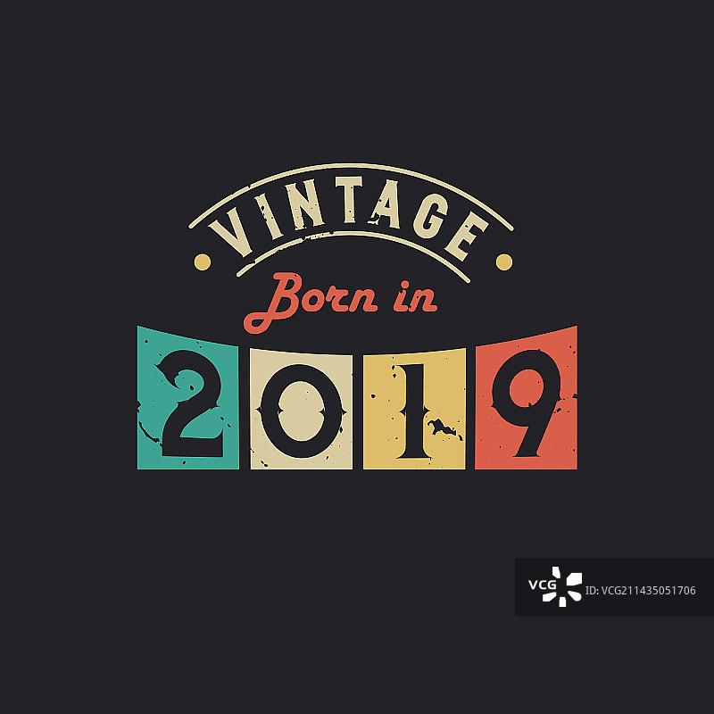 2019年复古生日图片素材