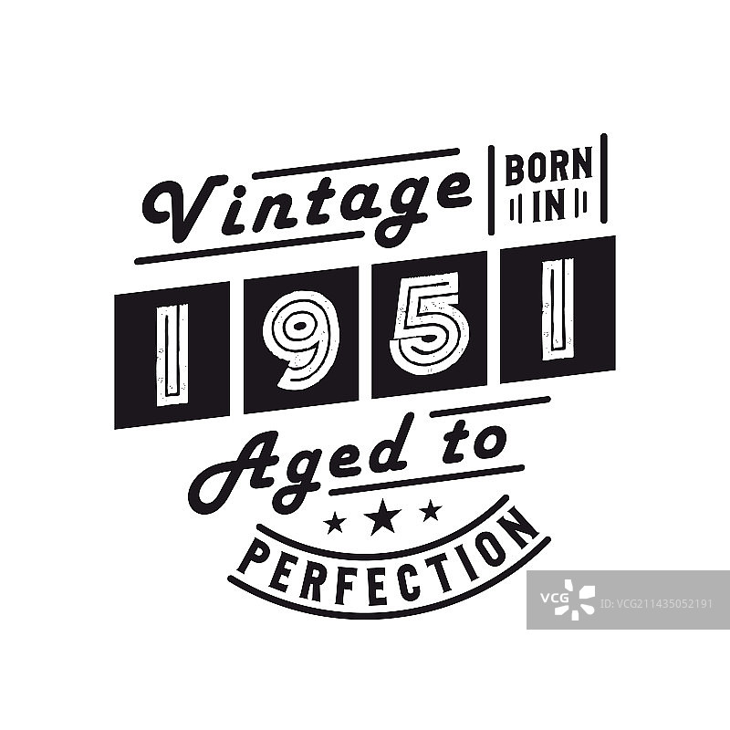 1951年复古生日庆祝图片素材