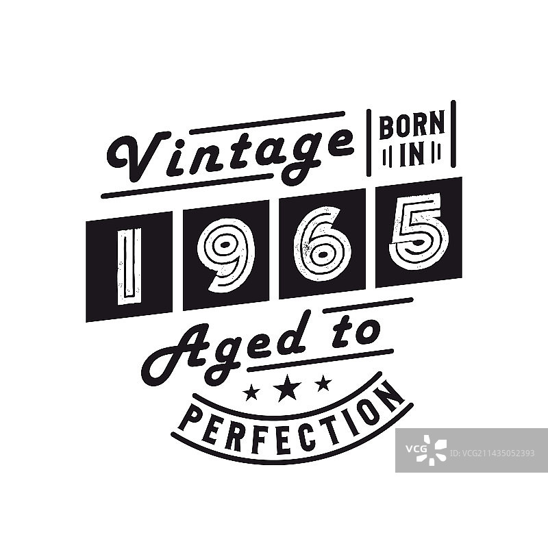 1965年复古生日庆祝图片素材